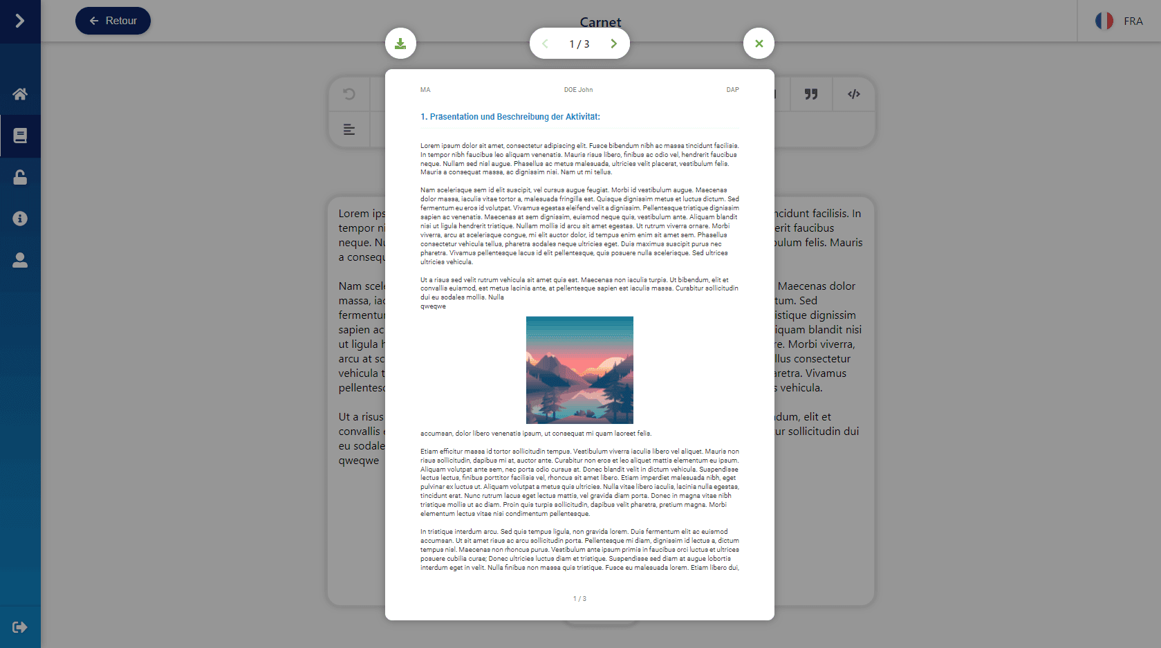 Preview Content View