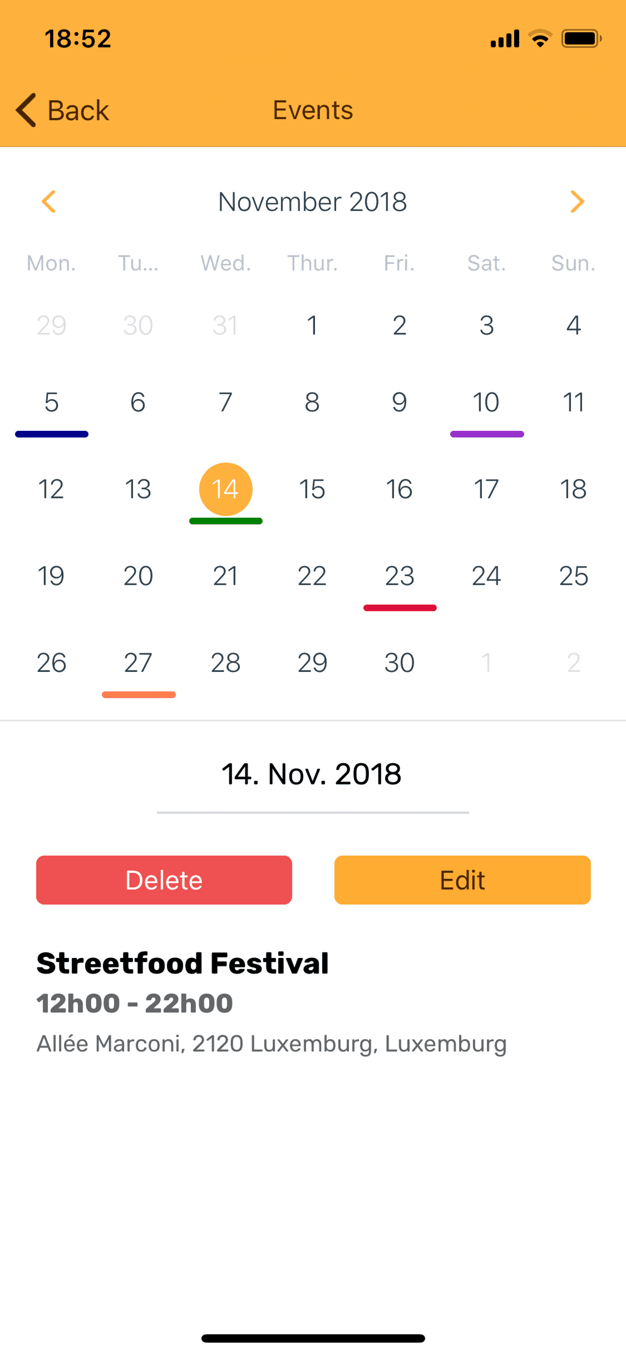 Event View Event View